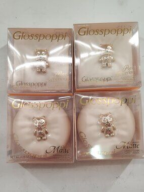 Glosspoppi Pore Blurring Purrfect Cover Powder & Creme Foundation 4pk    PA#699